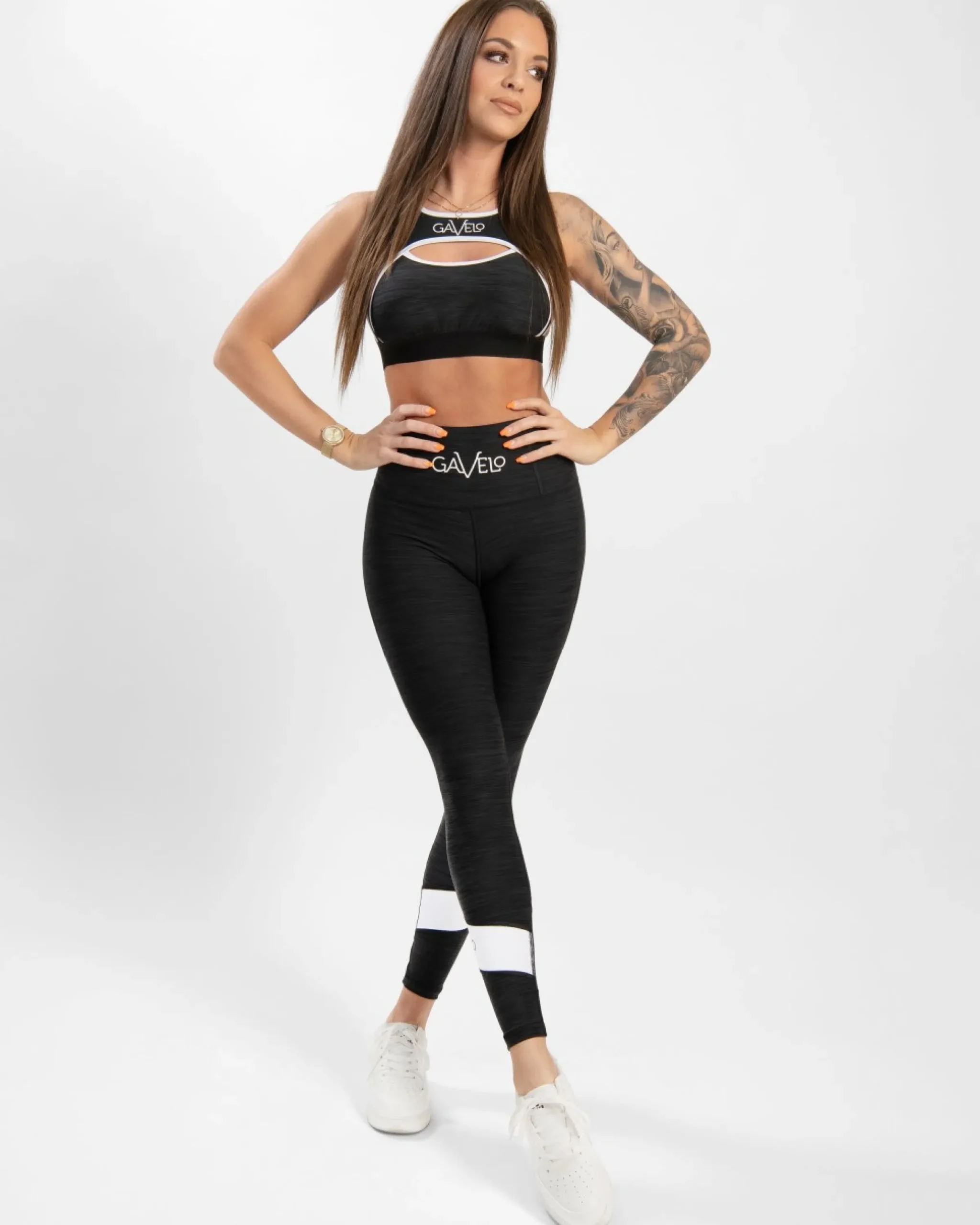 Dam Gavelo Black & White Swirl Sport-Bh