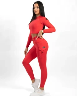 Dam Gavelo Cargo Leggings Radical Red