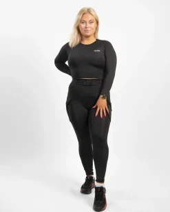 Dam Gavelo Cropped Long Sleeve Black
