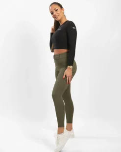 Dam Gavelo Cropped Long Sleeve Black