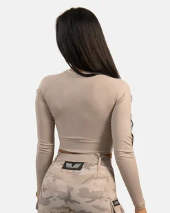 Dam Gavelo Cropped Long Sleeve Sand Dune