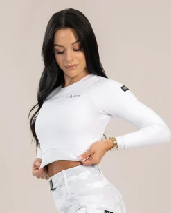 Dam Gavelo Cropped Long Sleeve Frost