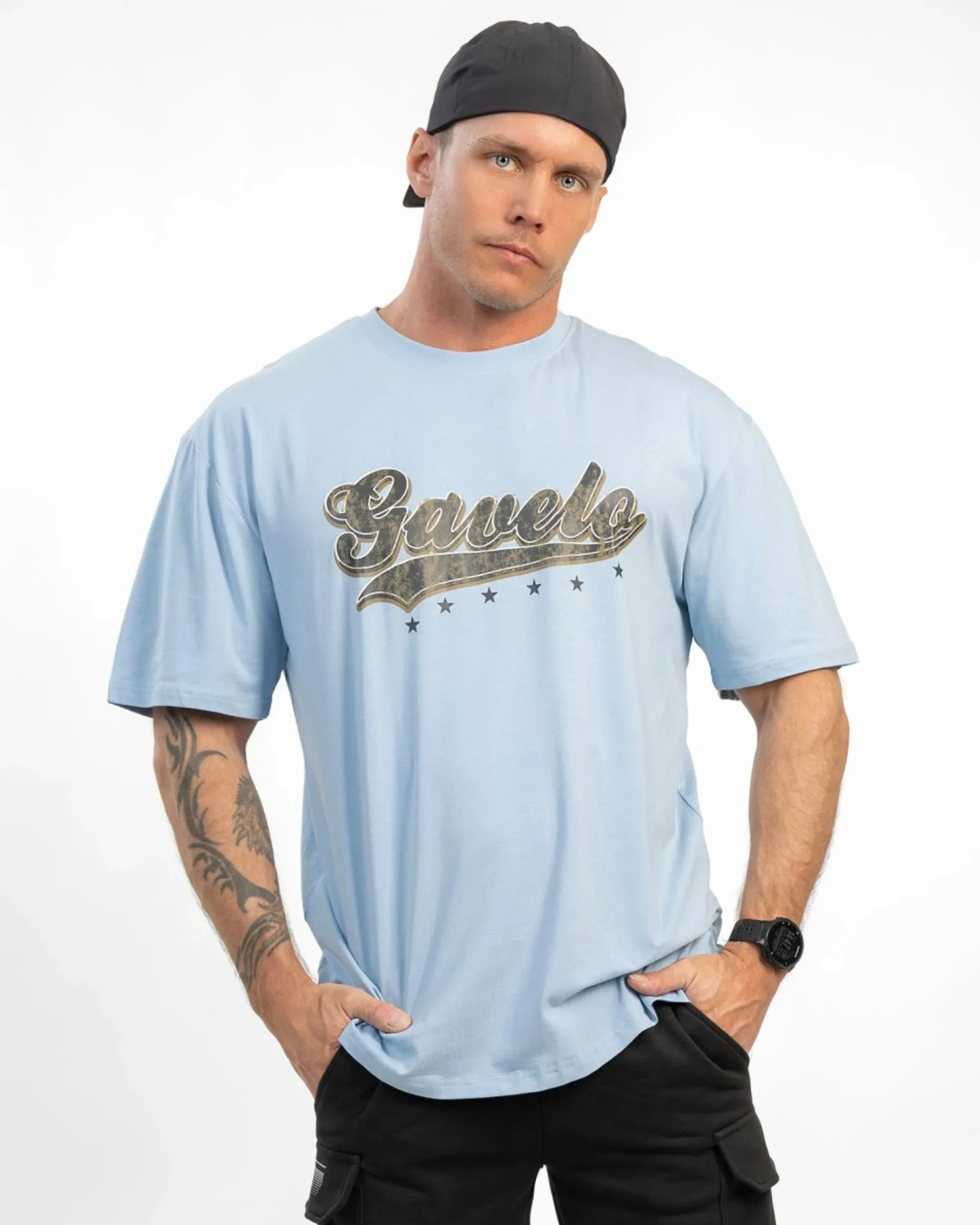 Herr Gavelo El Segundo Oversize T-Shirt Blue