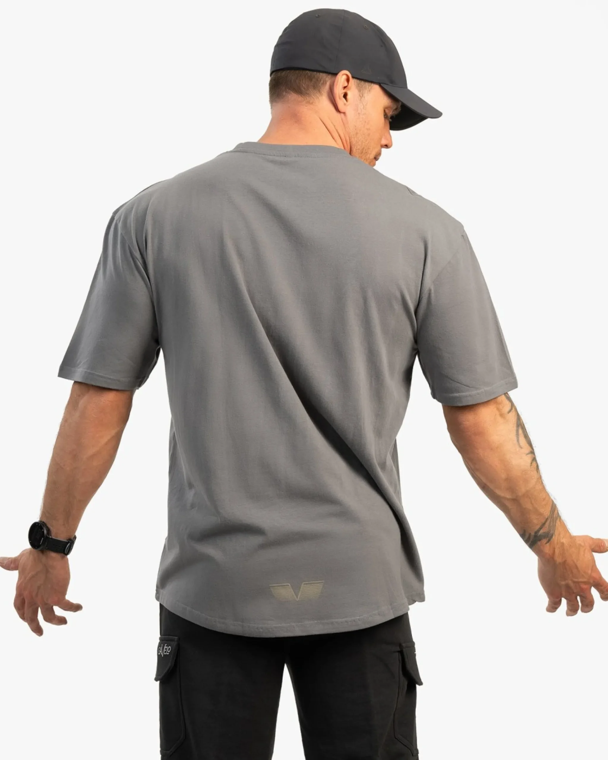 Herr Gavelo El Segundo Oversize T-Shirt Steel Grey