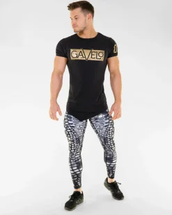 Herr Gavelo Marvellizzard Black Kompressionstights