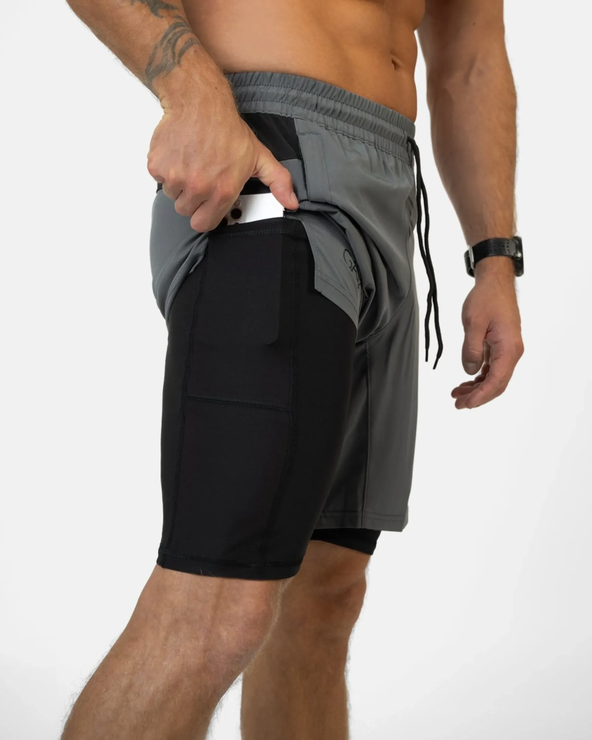 Herr Gavelo Performance Shorts Grey