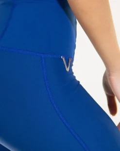 Dam Gavelo Plain Blue Suede Tights
