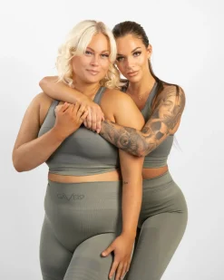 Dam Gavelo Pulse Nude Olive Grey Seamless Tights
