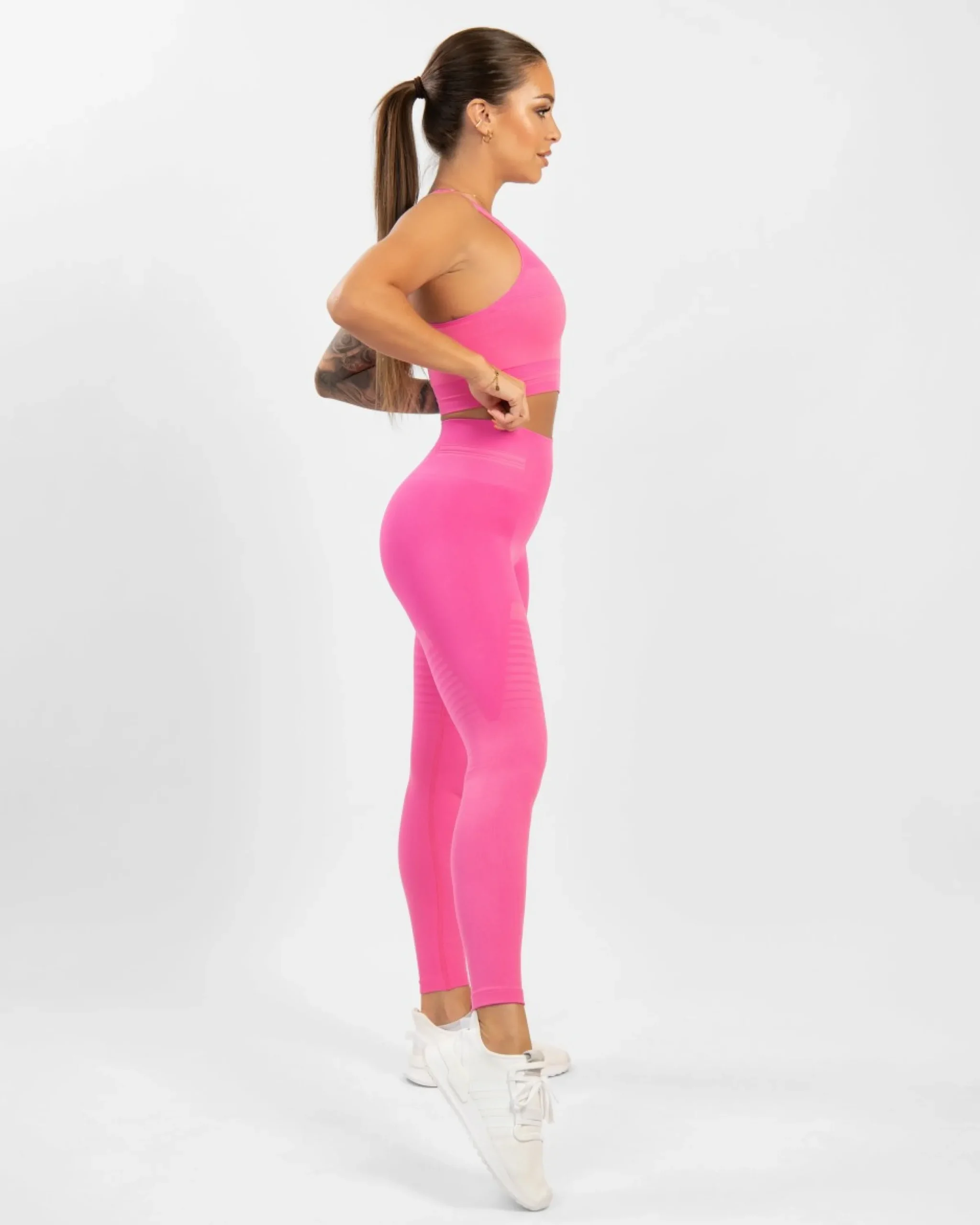 Dam Gavelo Pulse Shock Pink Seamless Tights
