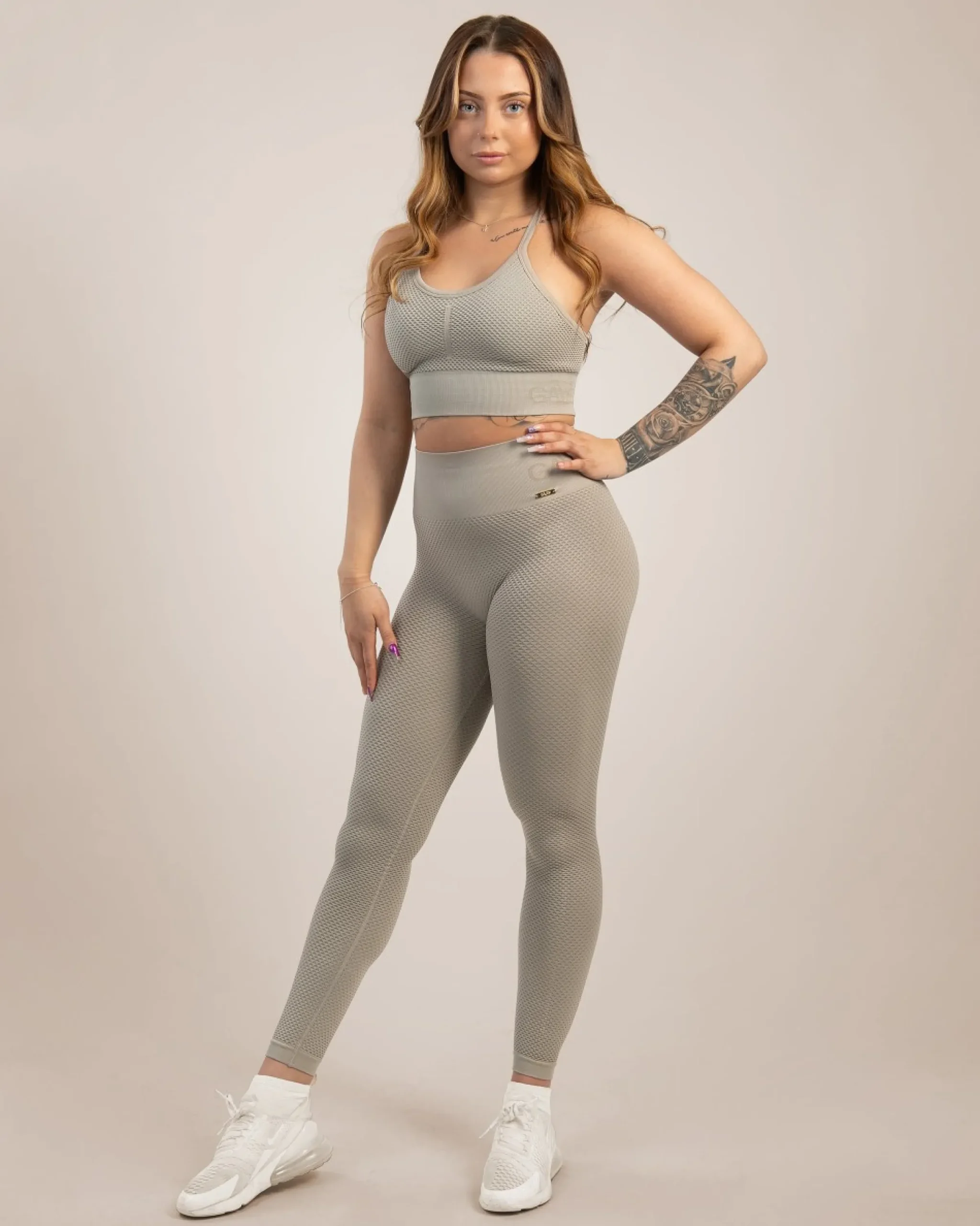Dam Gavelo Seamless Honeycomb Beige Sport-Bh