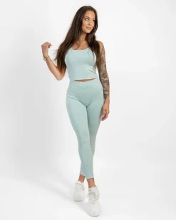Dam Gavelo Seamless Ribbed Pistage Melange Tights