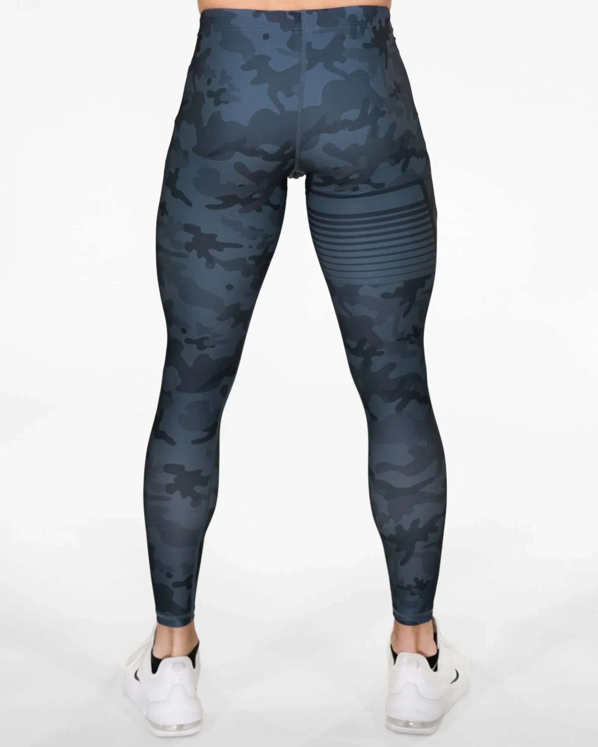Herr Gavelo Sniper Camo Blue Kompressionstights