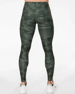 Herr Gavelo Sniper Camo Green Kompressionstights