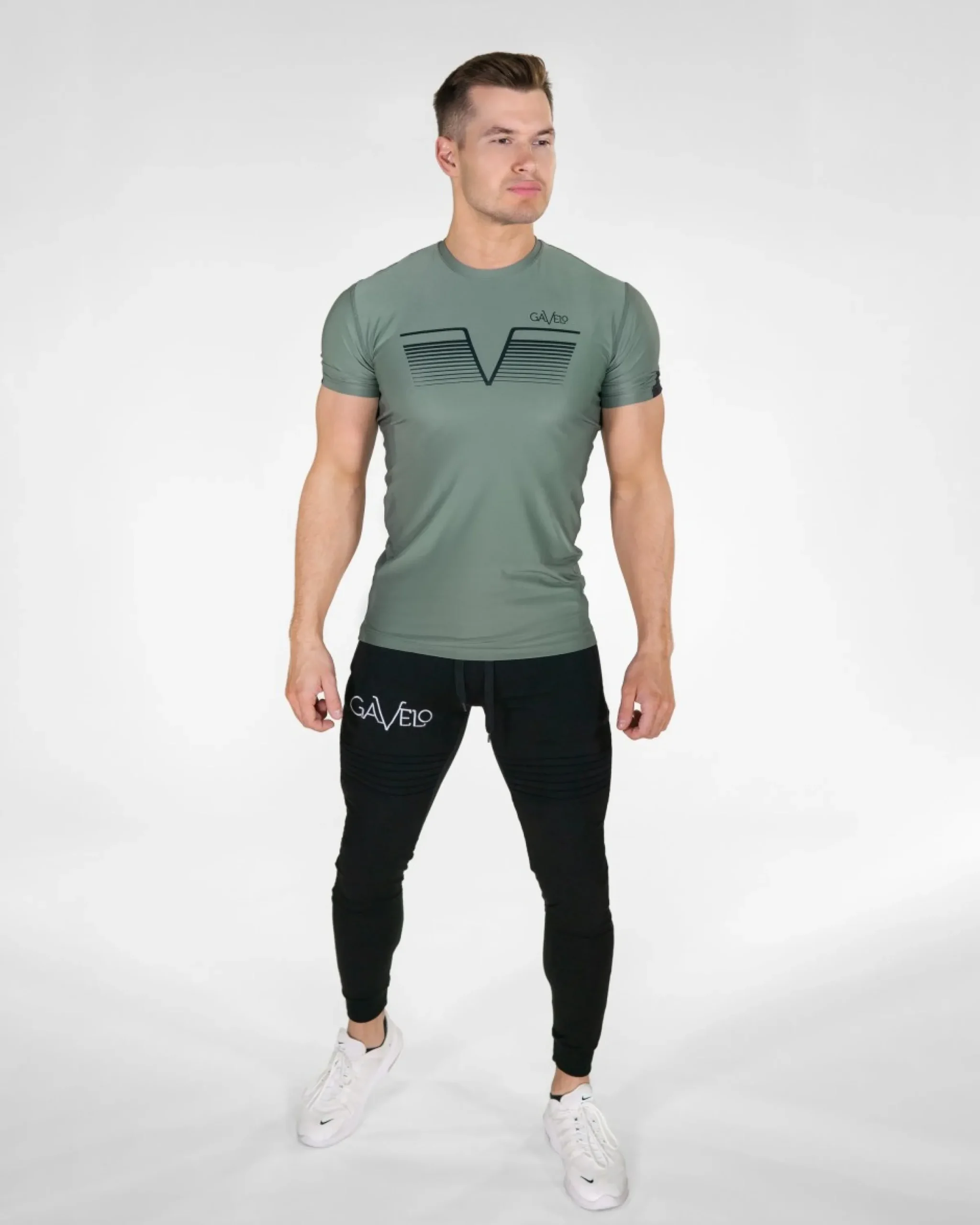 Herr Gavelo Sniper Green Rashguard T-Shirt