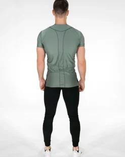 Herr Gavelo Sniper Green Rashguard T-Shirt