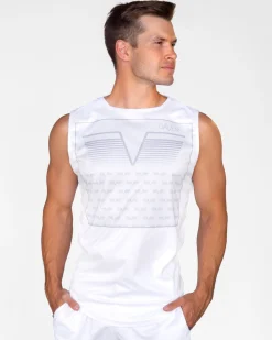 Herr Gavelo Sniper White Sleeveless Tee