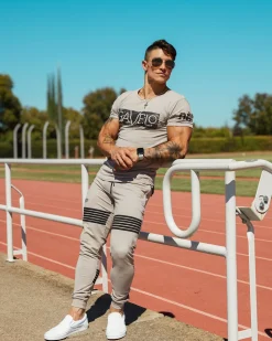 Herr Gavelo Sports Tee Beige