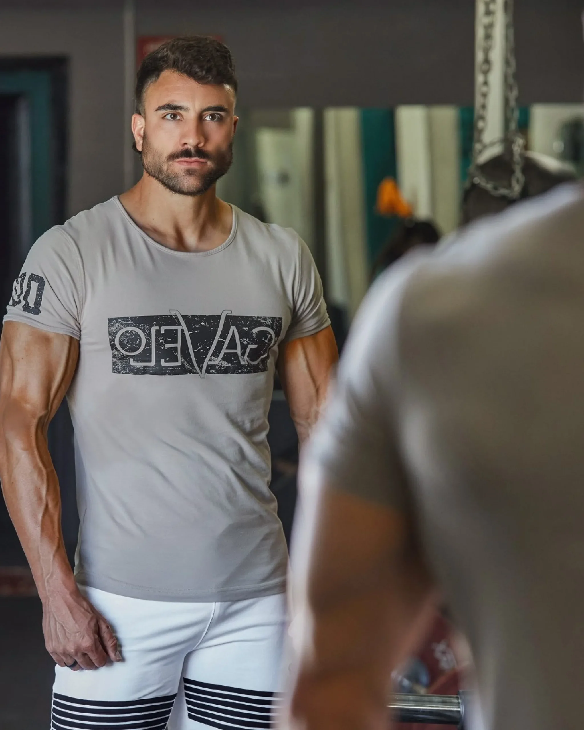 Herr Gavelo Sports Tee Beige