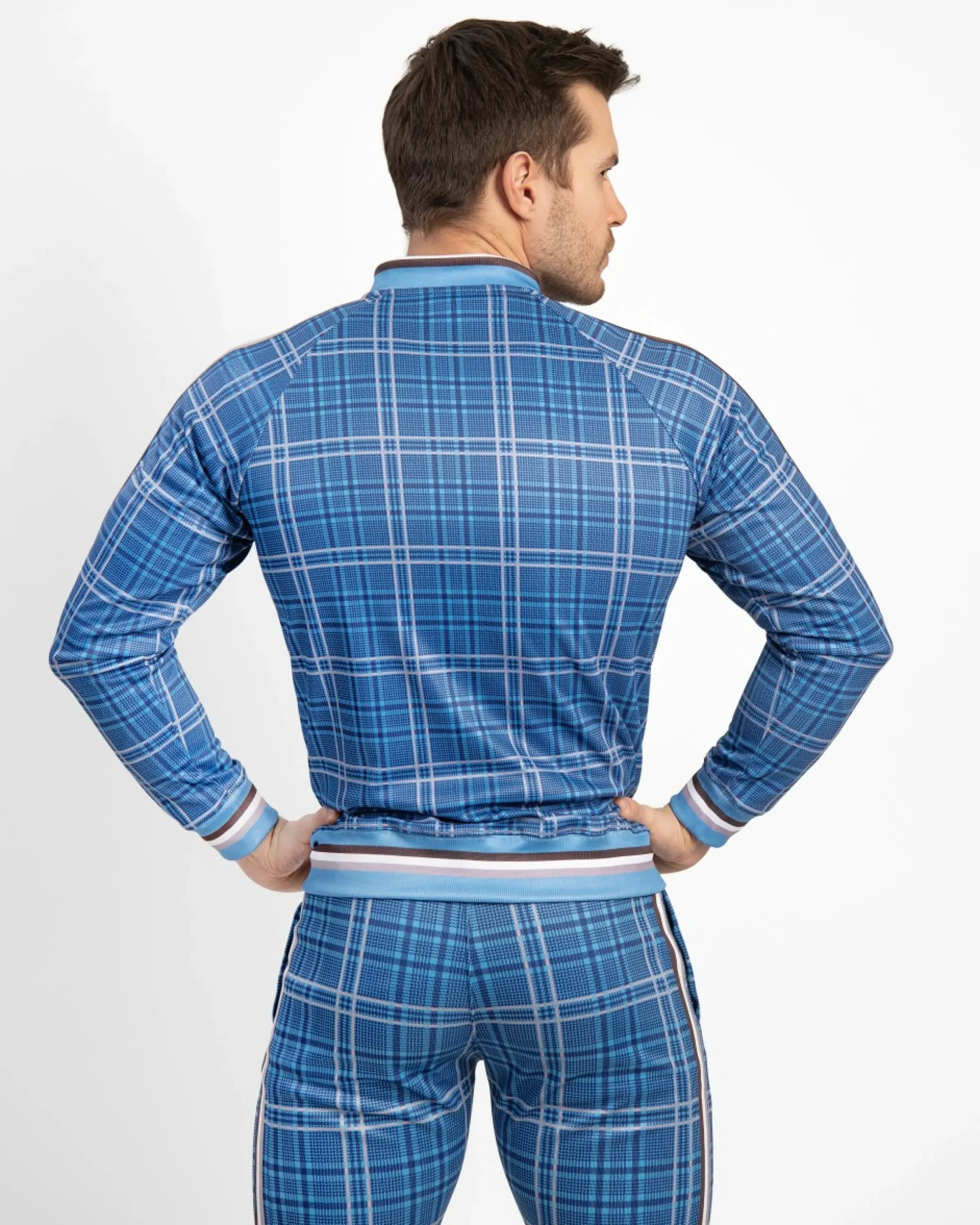 Herr Gavelo Track Jacket Brixton Blue