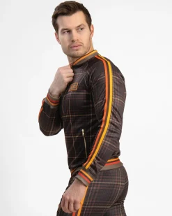 Herr Gavelo Track Jacket Brixton Brown