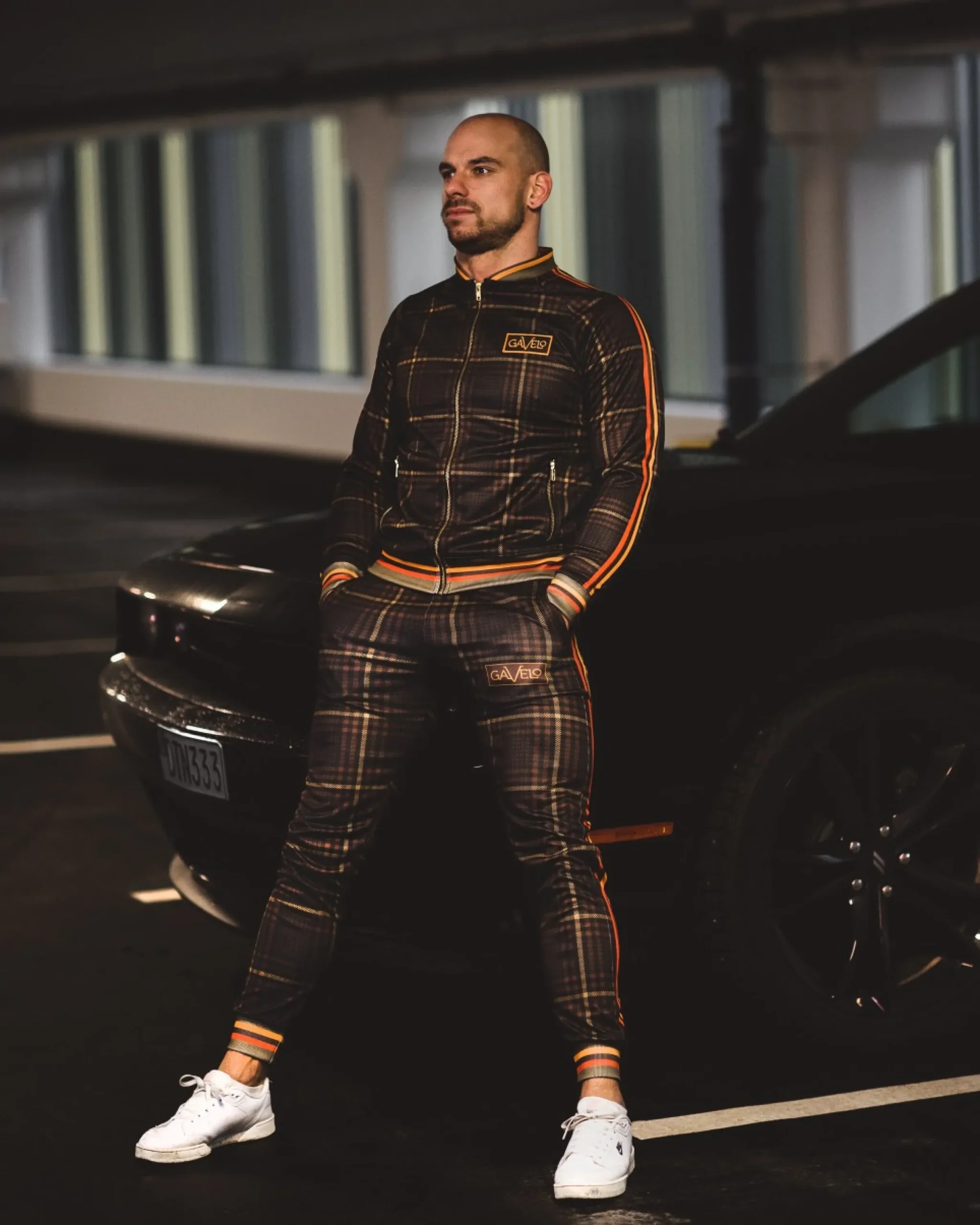 Herr Gavelo Track Jacket Brixton Brown