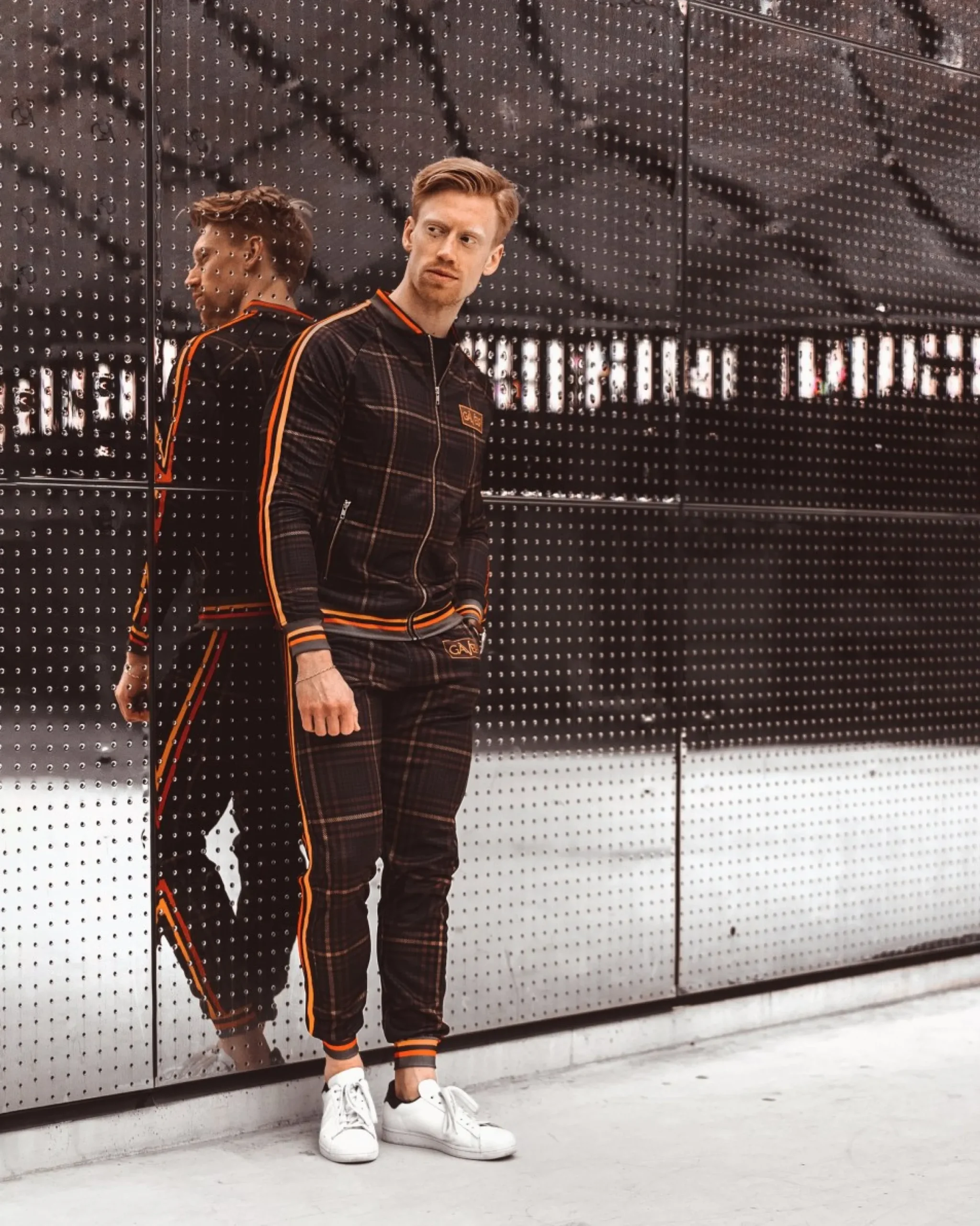 Herr Gavelo Track Jacket Brixton Brown