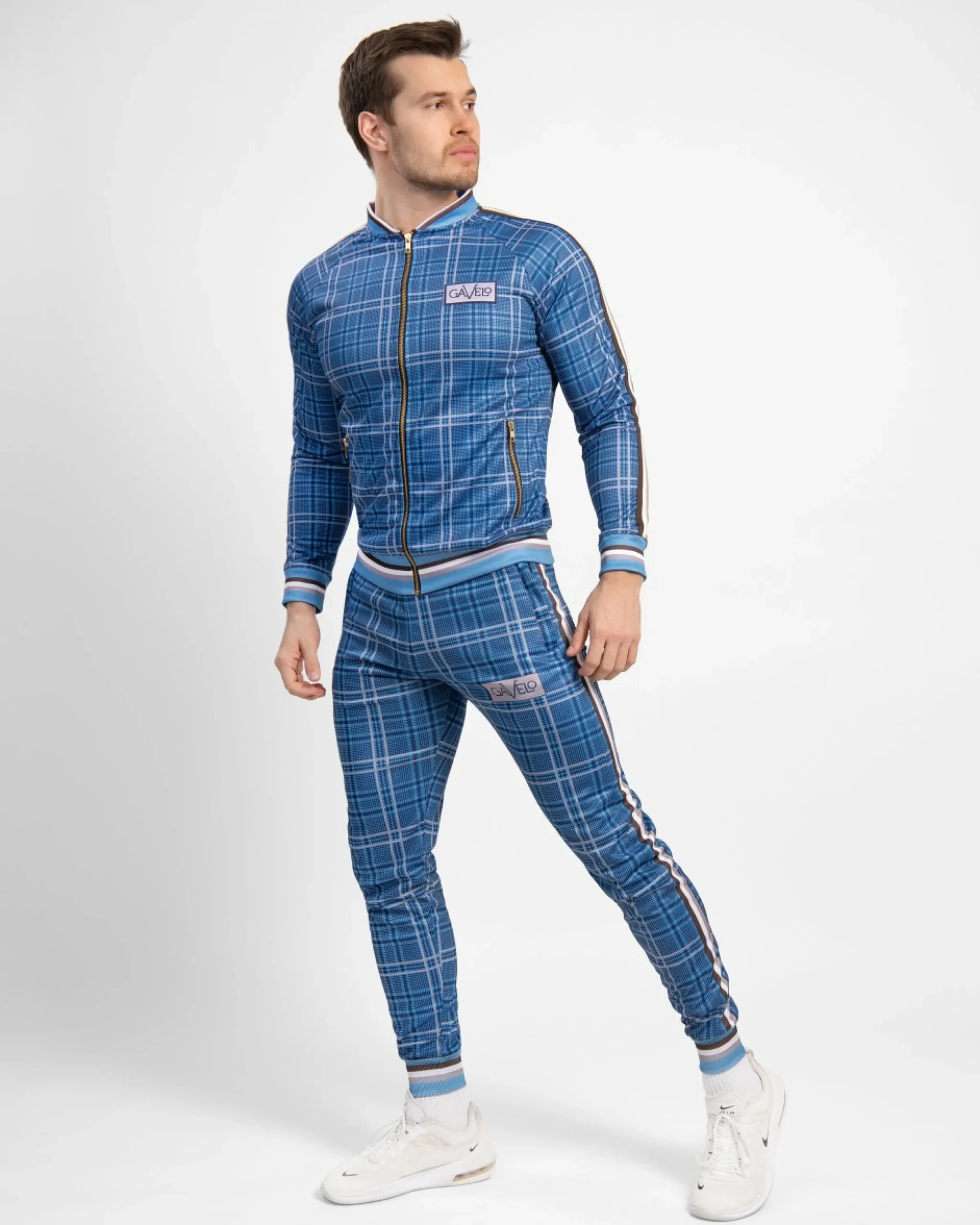 Herr Gavelo Track Pant Brixton Blue