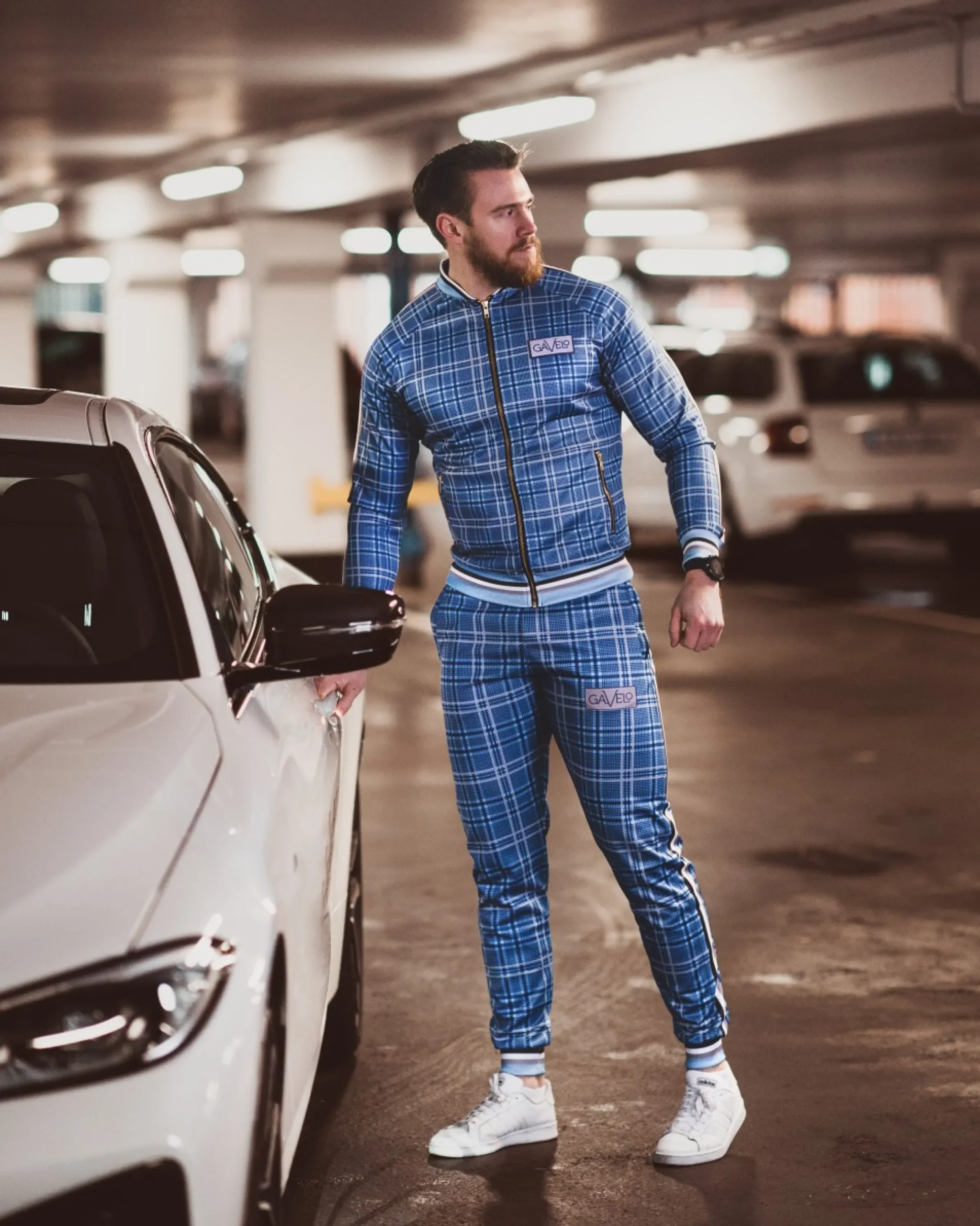 Herr Gavelo Track Pant Brixton Blue