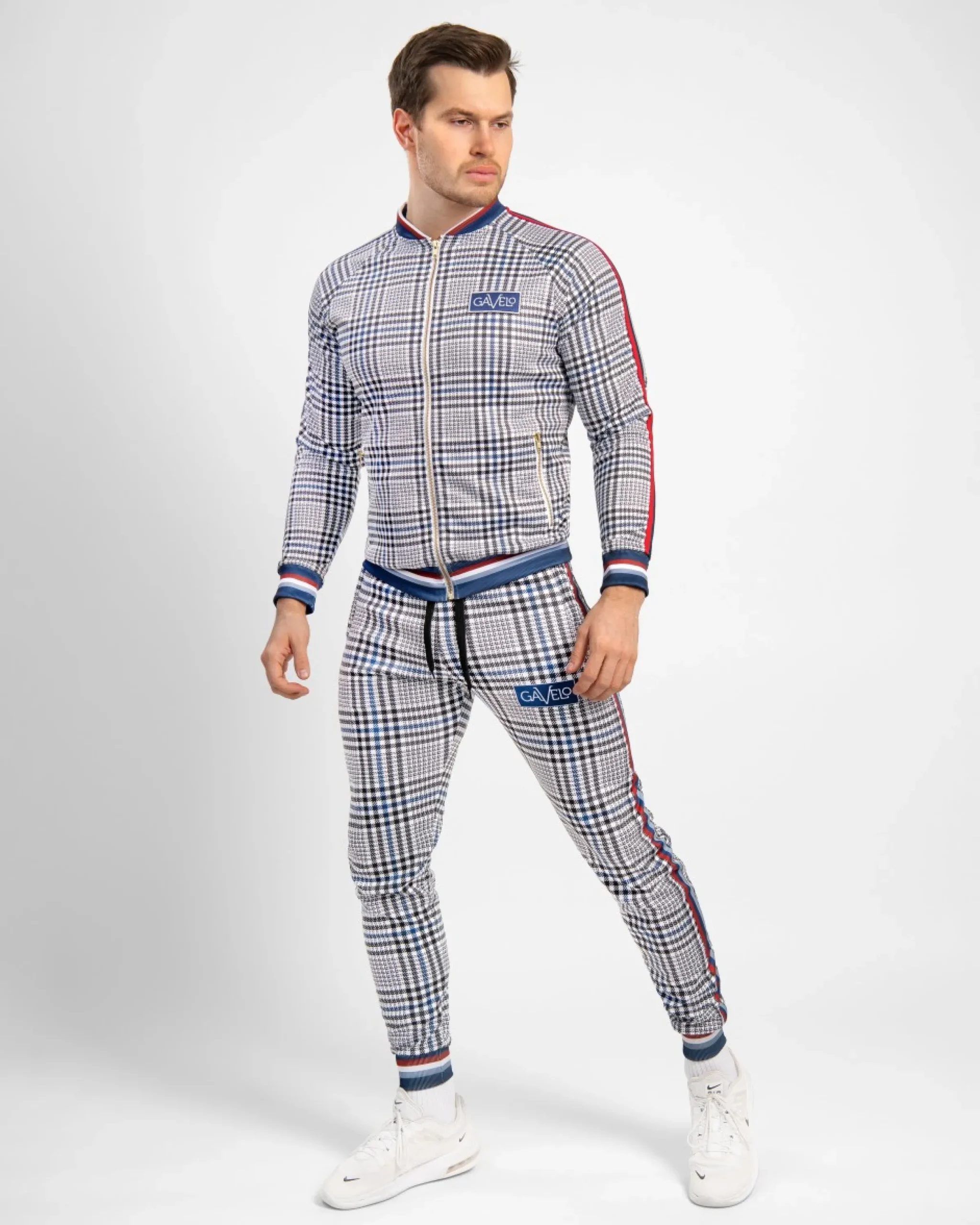 Herr Gavelo Track Pant Brixton White