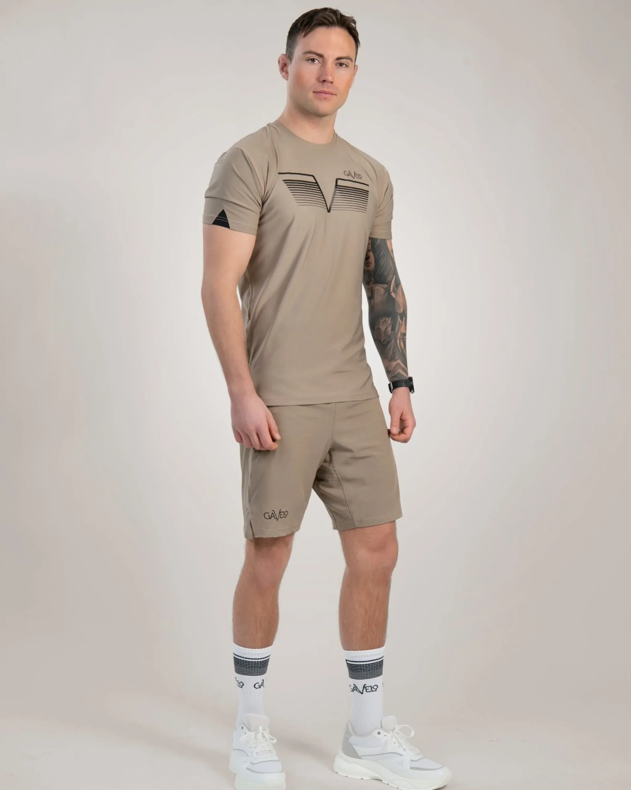 Herr Gavelo Vintage Khaki Rashguard T-Shirt